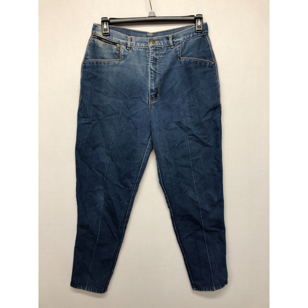 Vintage PS Gitano Women Jeans Size 18 Blue Denim Tapered Leg B240 -14
